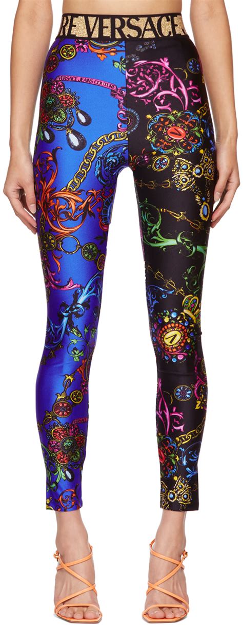 versace couture leggings